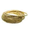 22 olive green diamond bracelet (gold -plated)