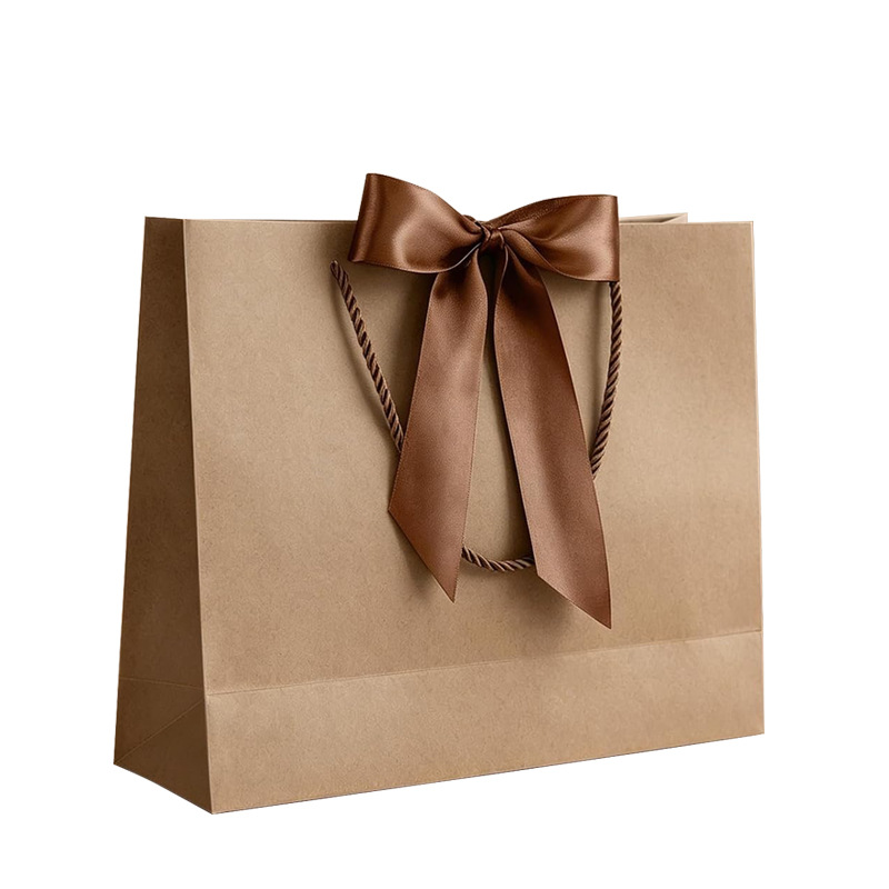 Bolso de papel arco bolsa de impresión ropa bolsa de regalo bolsa de compras bolsa de embalaje bolsa de cosméticos