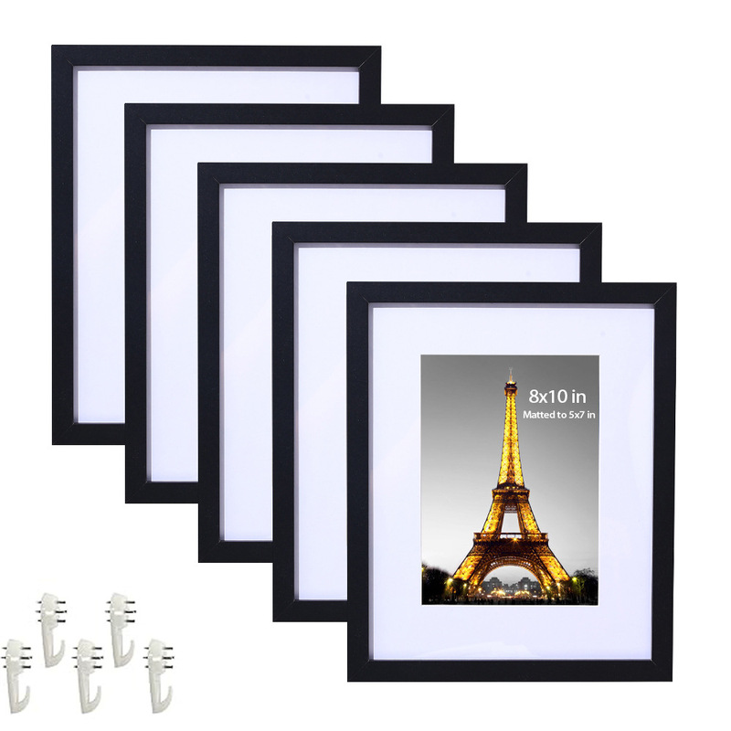 Cross-border Hot Wooden Photo Frame suit Multicolor poster frame 11x 14 inch 10 inch Creative DIY Couple Commemorative Picture Frame