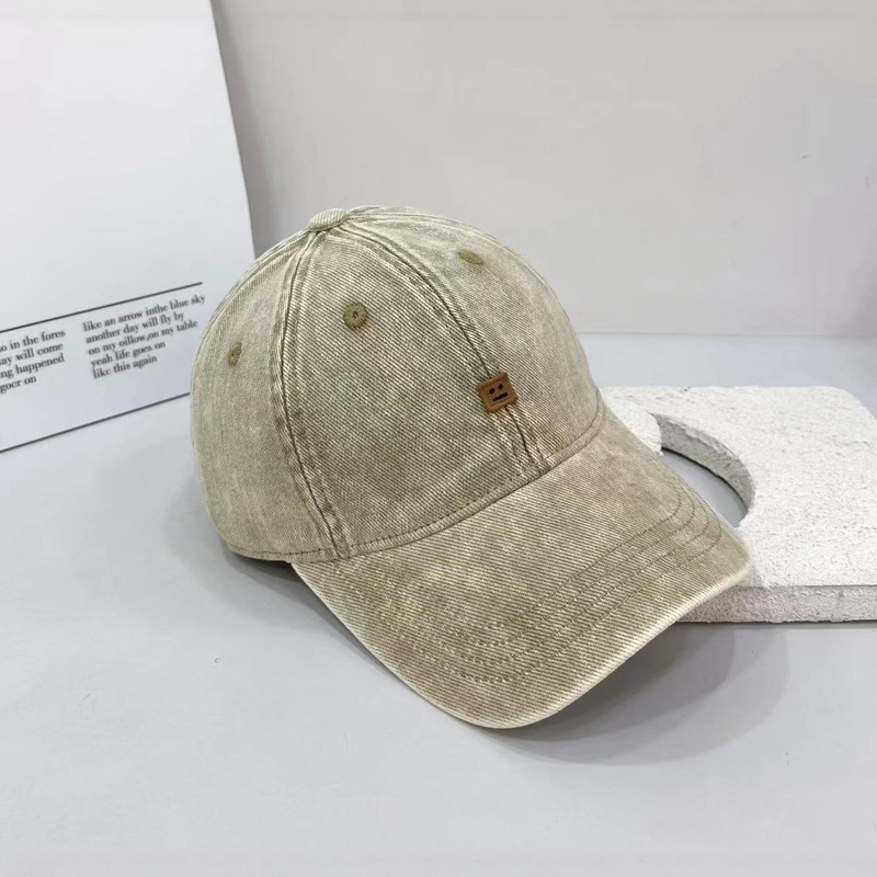 批发25年早秋新款笑脸笑脸牛仔棒球帽休闲简约个性百搭鸭舌帽子男|undefined