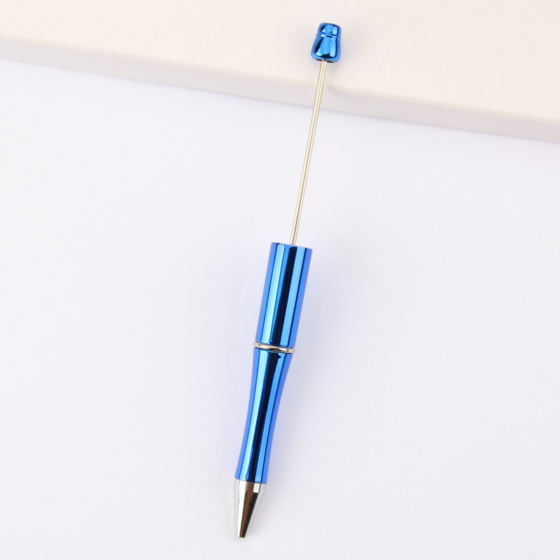 En stock al por mayor creativo de dibujos animados papelería DIY con cuentas bolígrafo logotipo imprimible