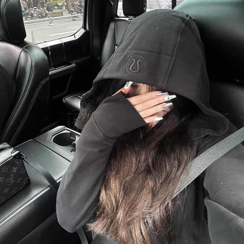 LULU Original Scuba Sweatshirt Jacket Yoga Clothing Slim Fit Casual Sports Hooded Women's fleece-lined Top