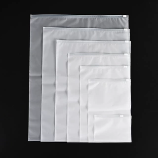 加厚无气孔磨砂拉链袋批发定制自封袋塑料内裤袜子收纳服装包装袋