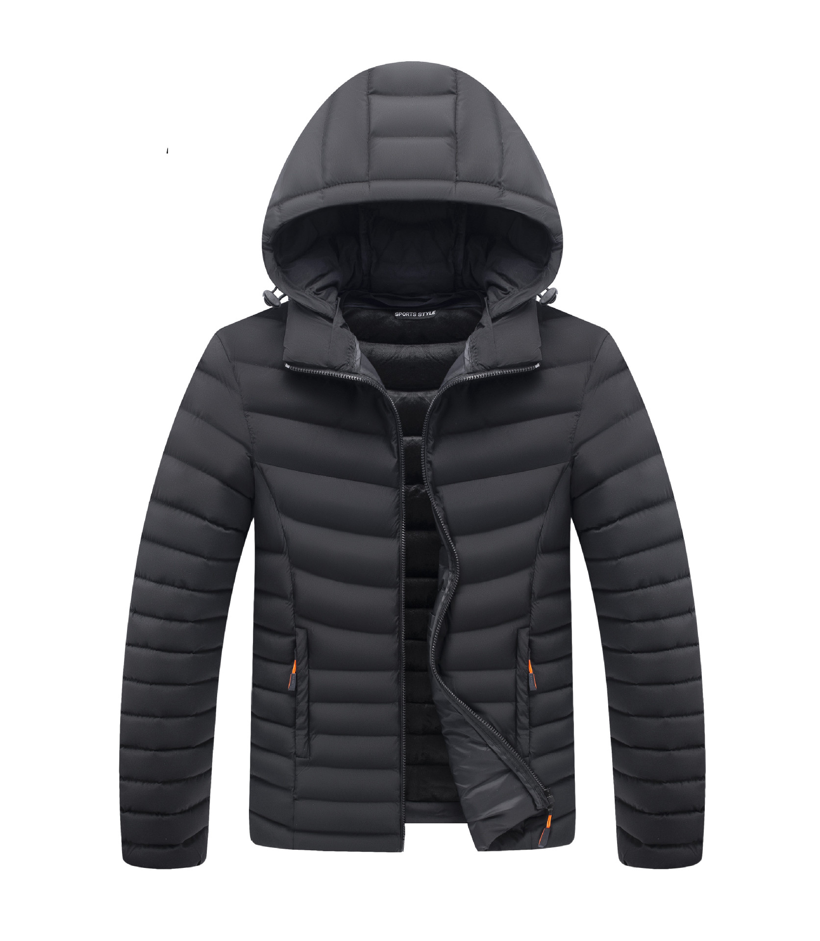 Abrigo de algodón acolchado abrigo de los hombres invierno 2023 ropa de algodón estilo coreano guapo engrosado forrado de lana abrigo de algodón acolchado de moda Comercio exterior abrigo de algodón acolchado