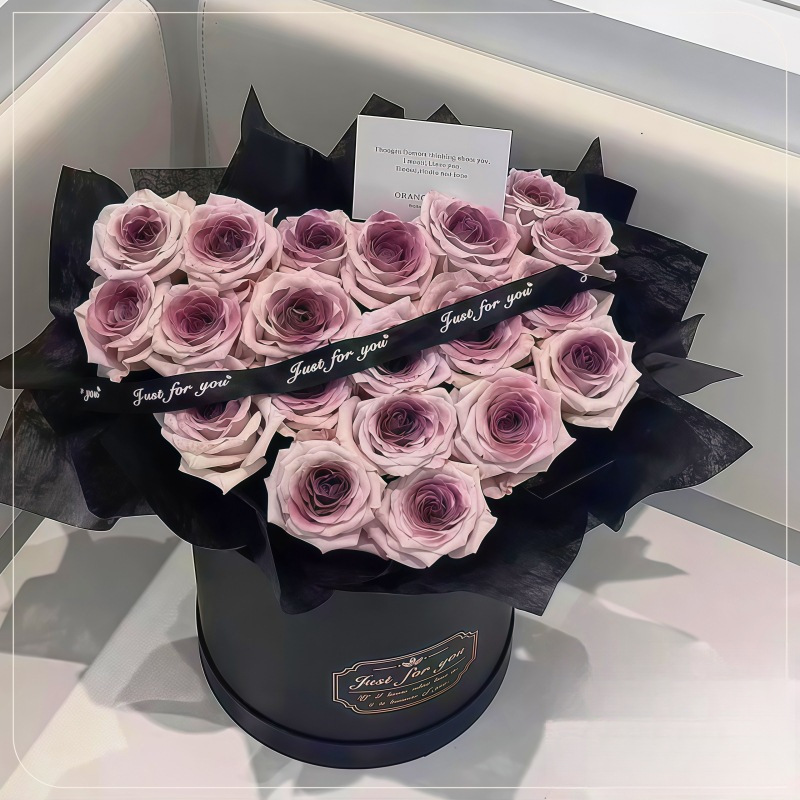 朵粉玫瑰花束纪念日生日惊喜情人节花束送女生永生花|undefined