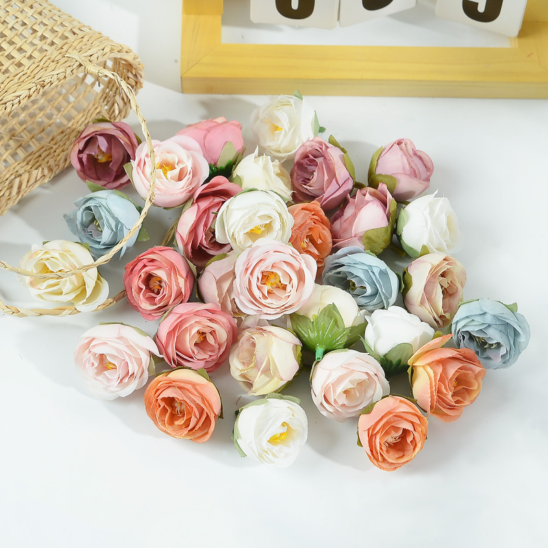 G Factory Direct Sales Artificial Rose Flower Heads Bouquet Hat Wedding Slippers Wreath DIY Decoration Accessories Flowers G Factory Direct Sales Artificial Rose Flower Heads Bouquet Hat Wedding Slippers Wreath DIY Decoration Accessories Flowers