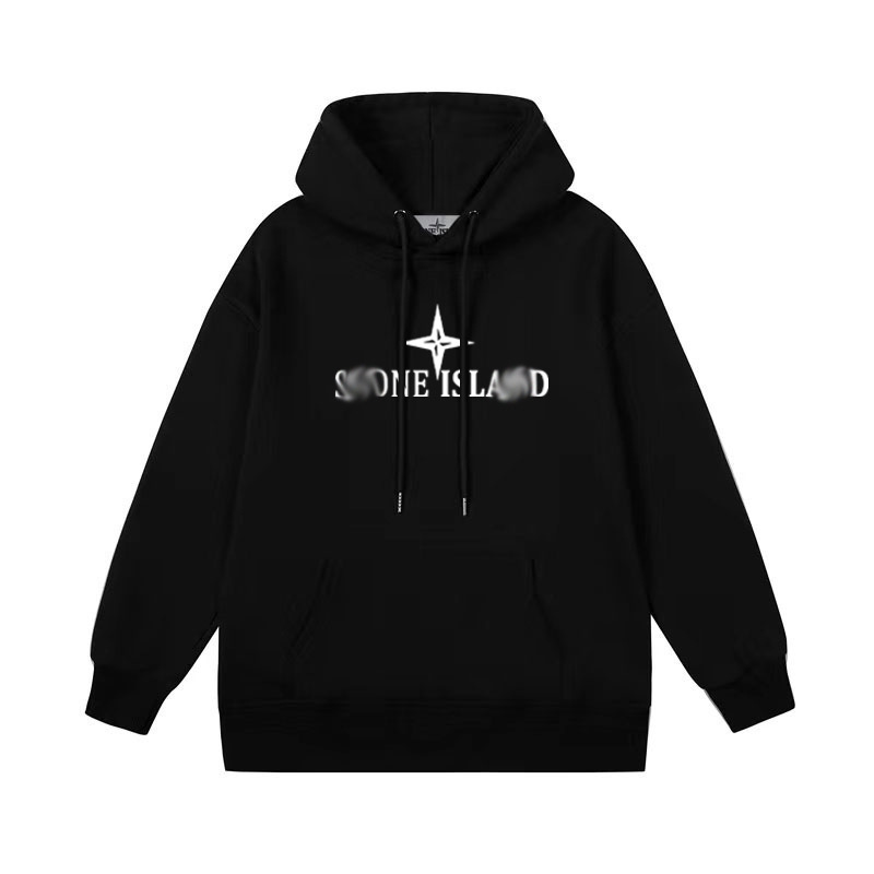 Stone Autumn and Winter New Classic Loose Casual Hooded Sweatshirt Unisex Ius Dropshipping Fleece-Lined Autumn and Winter Stone Autumn and Winter New Classic Loose Casual Hooded Sweatshirt Unisex Ius Dropshipping Fleece-Lined Autumn and Winter