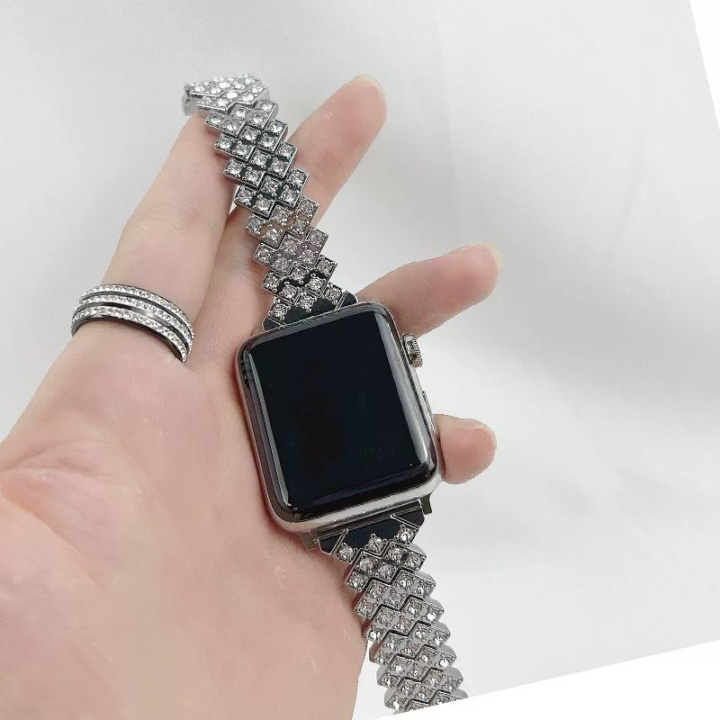 Подходящий ремешок Apple IWTACH S E7 6 5 4 4 Металлический маленький брильянт духи новая волна мальчики