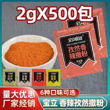 香辣孜然调味粉小包宝立孜然香辣包调料商用炸鸡外卖2gX500包撒料