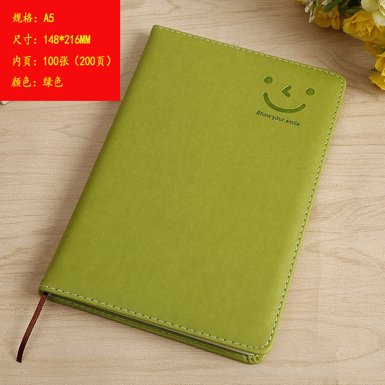 Cutie coreano sonriente cuaderno papelería mini larga cuaderno de notas portátil puede DZLOGO