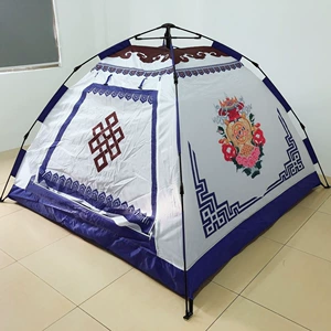 Fabrikdən birbaşa çoxnəfərlik avtomatik çadır, səyahət və piknik üçün