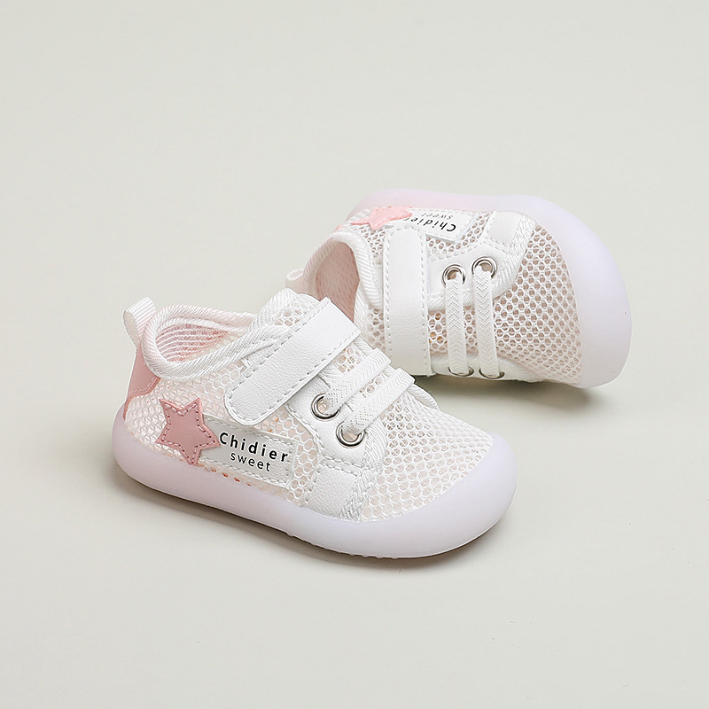 Zapatos casuales de malla para niños, primavera y verano, zapatos para niños pequeños de suela suave para niños, zapatos de malla para bebés para niñas, zapatos para niños, antideslizantes