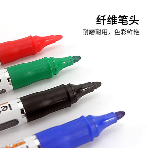 Straight liquid whiteboard pen, easy to write and easy to erase, blackboard pen, color pen, replaceable ink core, drawing board note marker, large pen