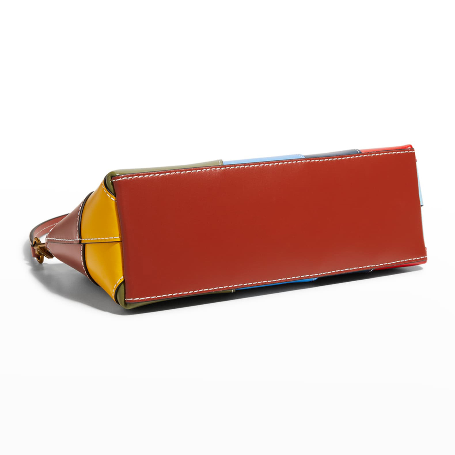 Einzelne Umhängetasche, Neue Europäische Und Amerikanische Retro-Kontrastfarbnähte Bonbonfarbene Unterarmtasche Für Damen Einzelne Umhängetasche Handtasche Umhängetasche_voghion.com
