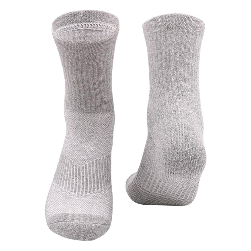 Calcetines de algodón peinado Amazon calcetines deportivos de color sólido Calcetines Terry Elite Calcetines de media pantorrilla calcetines de Baloncesto de los hombres resistentes al desgaste