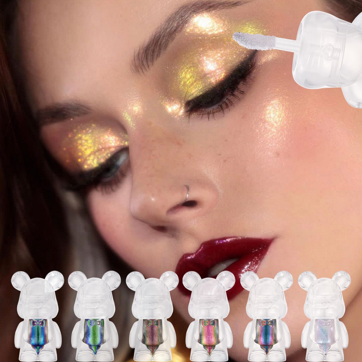 (Cross-border trading), makeup primer, multicoloured matte eye shadow, wide color palette, no smudge