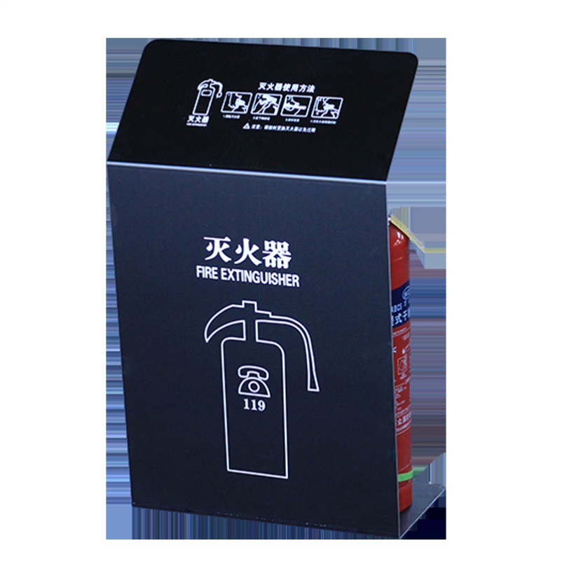 锈钢灭火器箱高端酒店售楼部商场超市4-8kg箱子加厚4S店陈列架