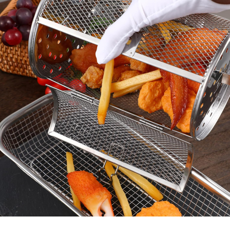 Mayorista adaptado horno eléctrico general giratorio castaño jaula de café jaula de tostado
