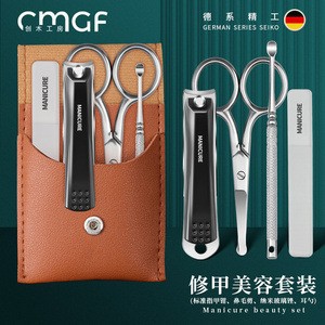 Pequeña generación de cabello manual redondo de acero inoxidable nariz recortador de pelo nasal para hombres regalos tijeras de corte de pelo nasal