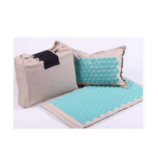 Кокосовая Пальма гречка Лотос акупунктурный массаж/Подушка 700 г/коврик 850 г акупрессурный коврик