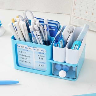 Yuemu Doraemon Series Desktop Storage Box Cartoon Multi-Functional Gel Pen Storage Pen Holder Desktop Organization Box