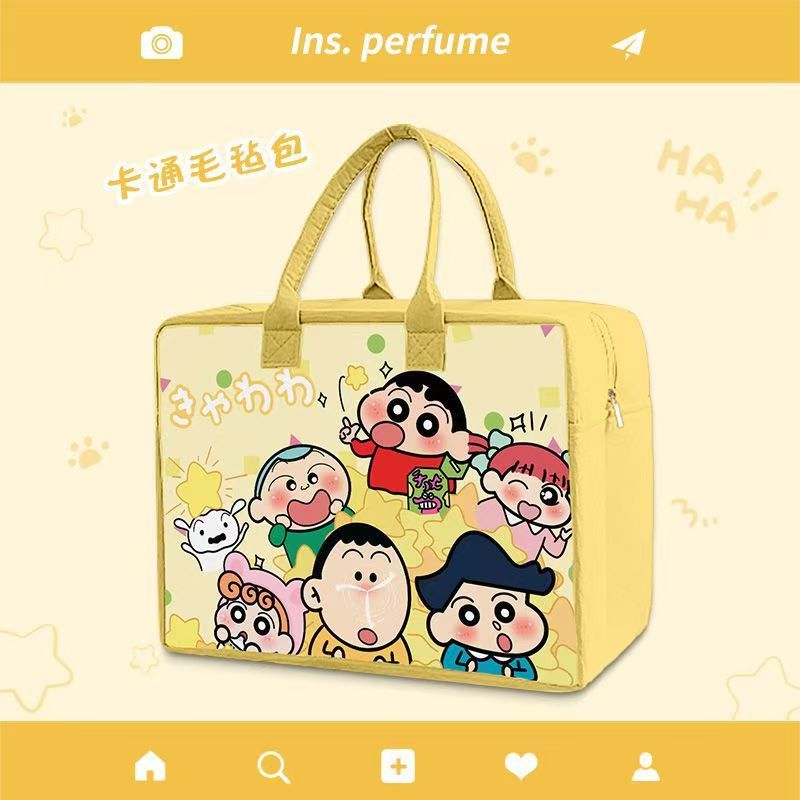 アニメ旅行鞄大容量収納外出荷物バッグ収納袋フェルトセットスーツケース外出必須|undefined