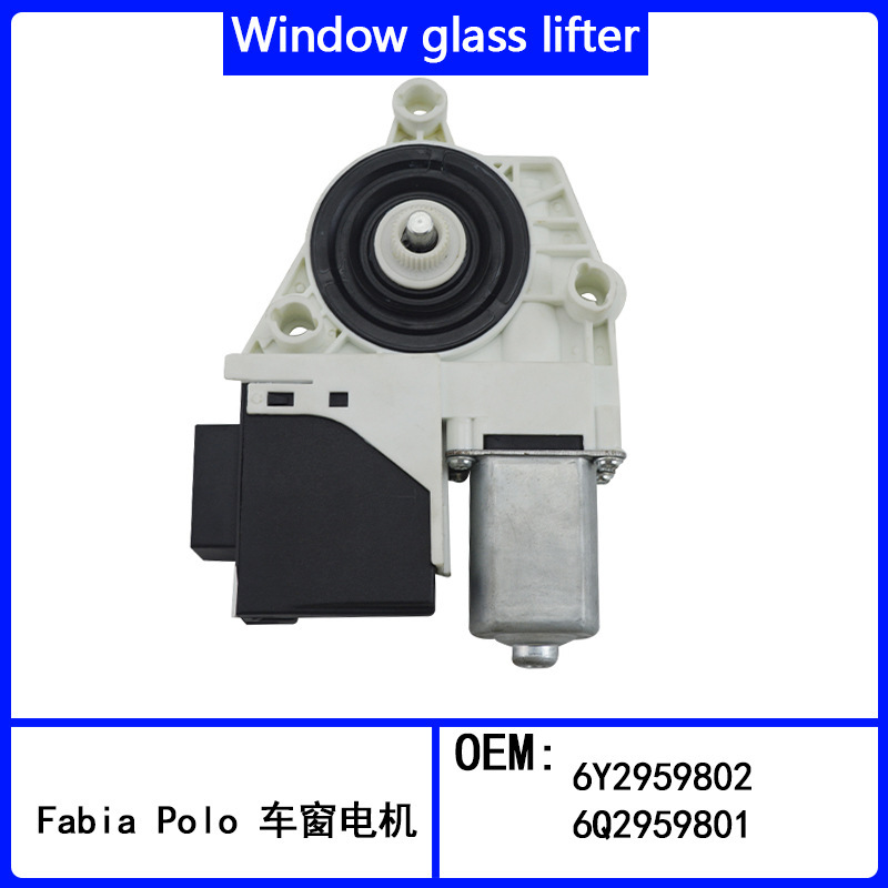 Fabia Polo Car Window Motor Driver's Door 6Y2959802 2005-2010 Glass Lift Mechanism 6Y1 Fabia Polo Car Window Motor Driver's Door 6Y2959802 2005-2010 Glass Lift Mechanism 6Y1