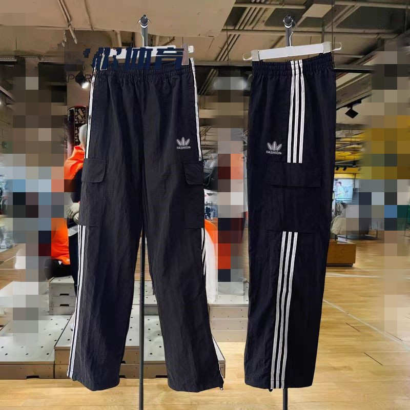 夏用刺繍ロゴ入り薄手織り男女兼用スポーツカジュアルワークパンツ JF1292 通気性速乾|undefined