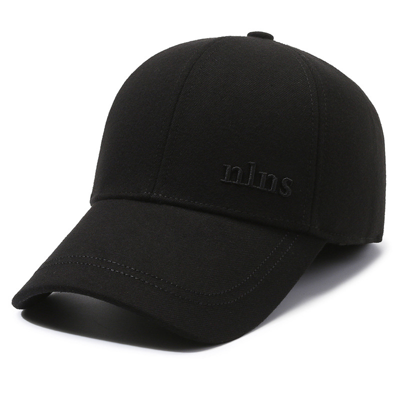 Warm Men's Baseball Cap For Autumn And Winter With Ear Protection_voghion.com