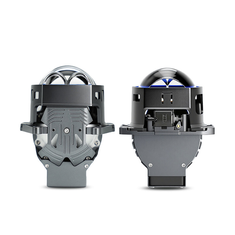 Nuevo Y5S cuadrado doble directo LED doble lente de luz de 3 pulgadas 73W de alta potencia transformación de farol de automóvil