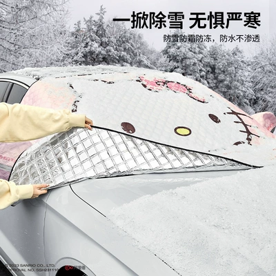 Front Windshield Anti-Freeze Cover, Anti-Frost Car: Car snow shield