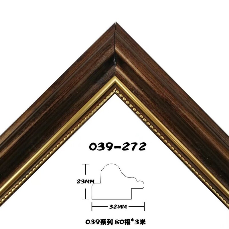 European oil painting frame decorative lines PS foam photo frame mounted painting outside frame retro oil painting edge wholesale direct sales