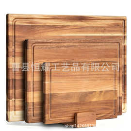 跨境相思木砧板三件套创意桌面木质切菜板家用熟食案板托盘现货