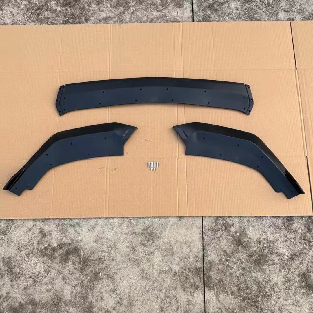 Suitable for 24 Ford New Mustang Modified Three-Section Front Lip Gloss Black Carbon Pattern Body Kit Small Surround Rear Wing Rear Lip