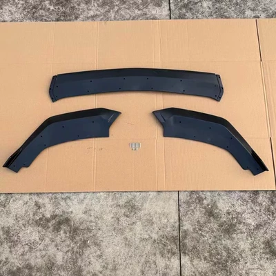 Big Surrounded Modified Three-Section Front Lip Gloss Black