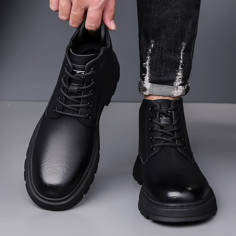 Martens, мужские зимние теплые высокие дышащие низкие ботинки