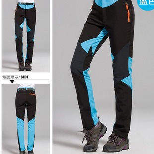 Outdoor Soft Shell Fleece Pants Winter Women