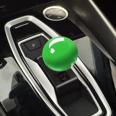 practical gear modification, Sürətlər qutusu və əl tormozu başlıqları - audi-a5la3q456l-e-tron-gear-shift-knob-green-ball-head-base