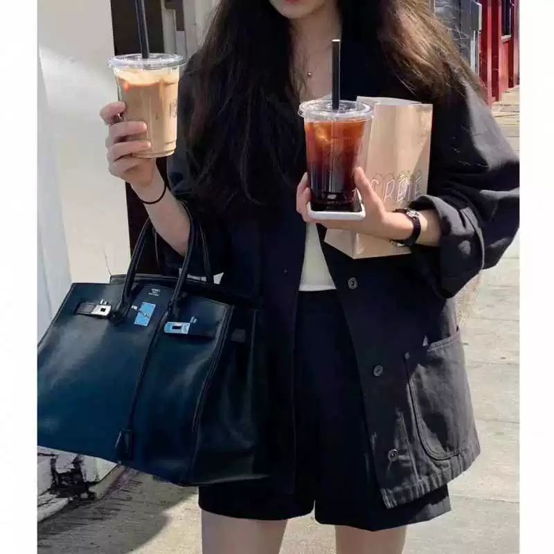 Французский ретро дикий повседневный карман ветер карман