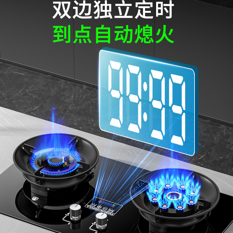 Rong Shida al por mayor doble estufas de gas estufas domésticas de gas natural gas licuado red rojo mágico estufas