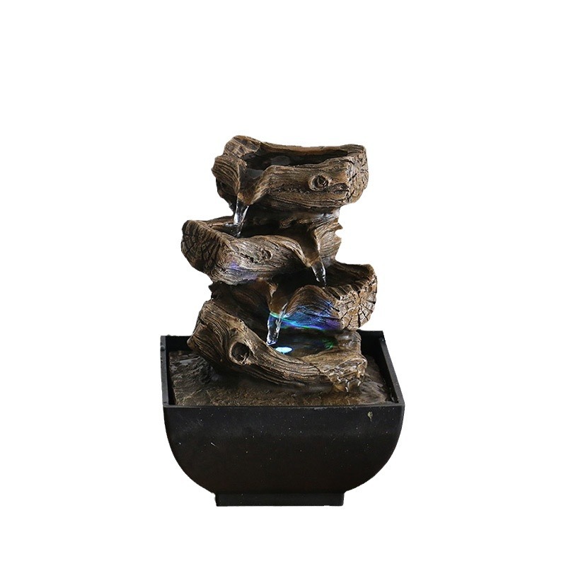 decoración del hogar, artículos de decoración que atraen la riqueza, pequeñas fuentes artesanales, decoraciones de fuentes de agua para oficina