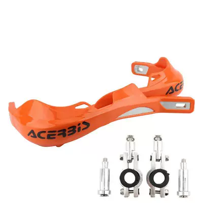 Motorcycle Handguards, Handlebar Handguards, Suitable for Ktm Handguards, Honda, Yamaha, Suzuki, Windproof Handguards (Motorcycle Safety Supplies) - orange