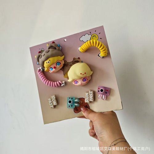 Pop Mart 3D Accessory Stereo Figure Hole Shoes Detachable Shoe Flower Shoe Buckle Cute Personality Clip Ins