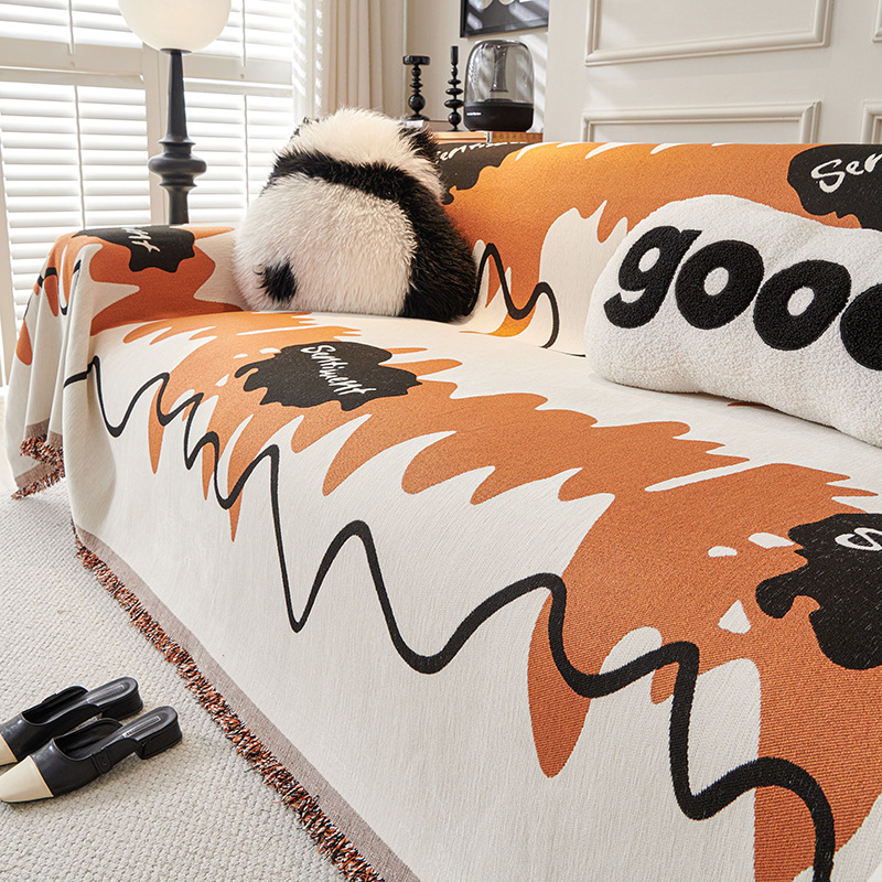 Schneider sofá cubierta cuatro estaciones todo incluido sofá cubierta toalla sofá mantas sofá cojín moderno y simple