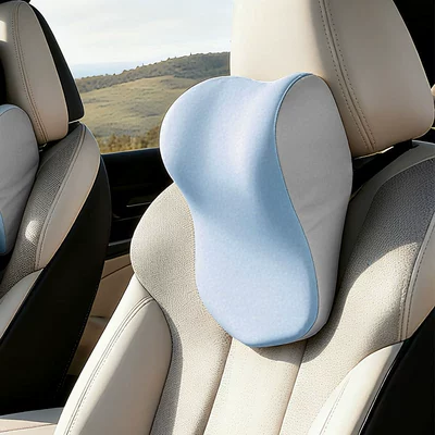 pillow pillow car neck memory – Headrest - sky-blue