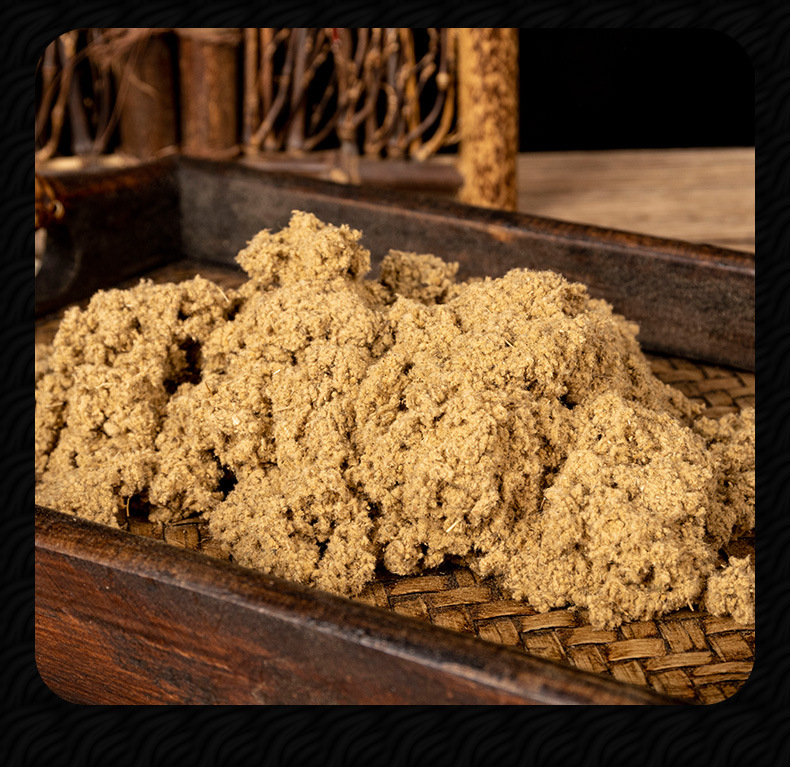 20:1 Moxa Wool Ai Rong 五年陈艾绒 1000g Bulk Mugwort Floss for Moxibustion Sticks and Cones in use