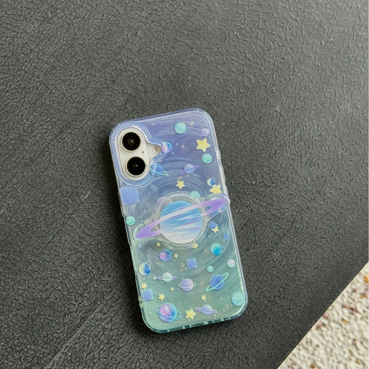 Dream Gradiente Vortex Planet para iPhone15/16 Funda para teléfono móvil 14Pro Pareja 16ProMax Soporte 13