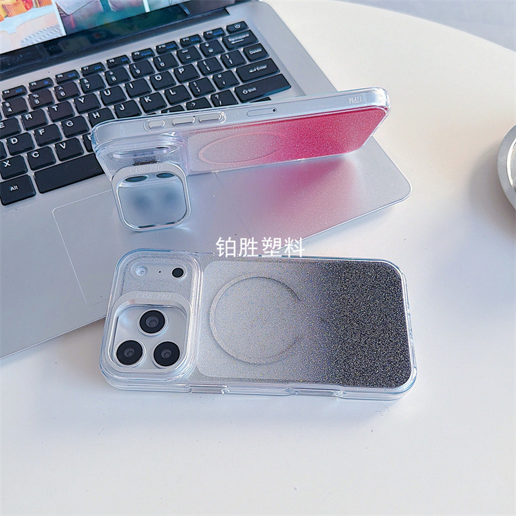 新款适用于苹果IPhone 17 ProMax闪粉渐变16 ProMax亮彩16E透明壳