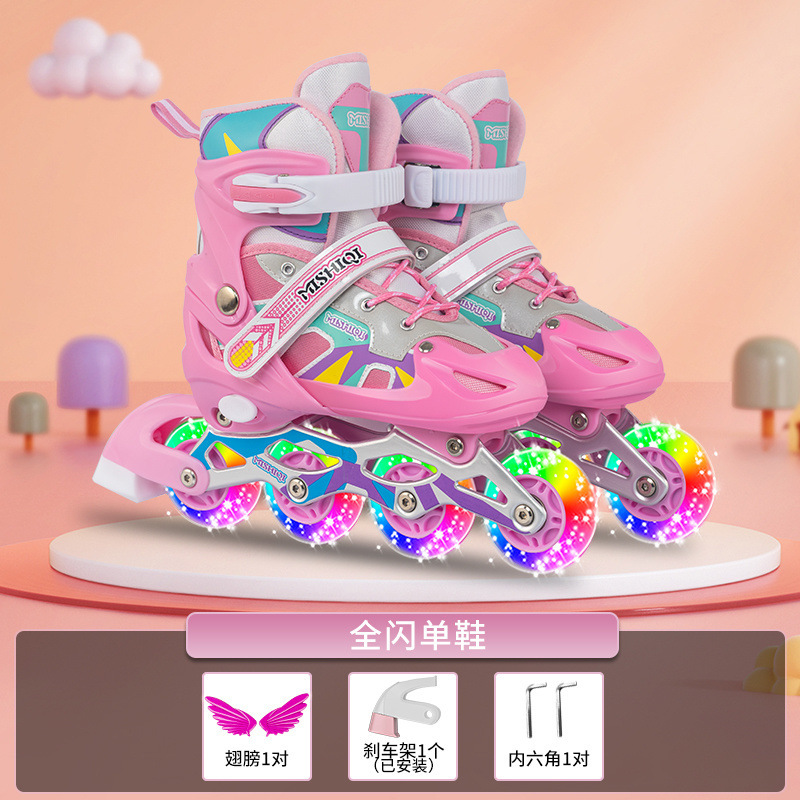 사쿠라 핑크 풀 글리터 슈즈