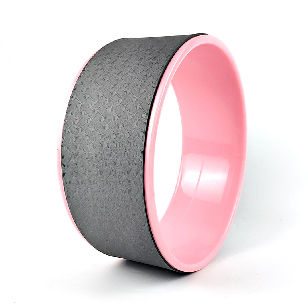 32CM 클래식 요가 휠-라이트 핑크 + 블랙